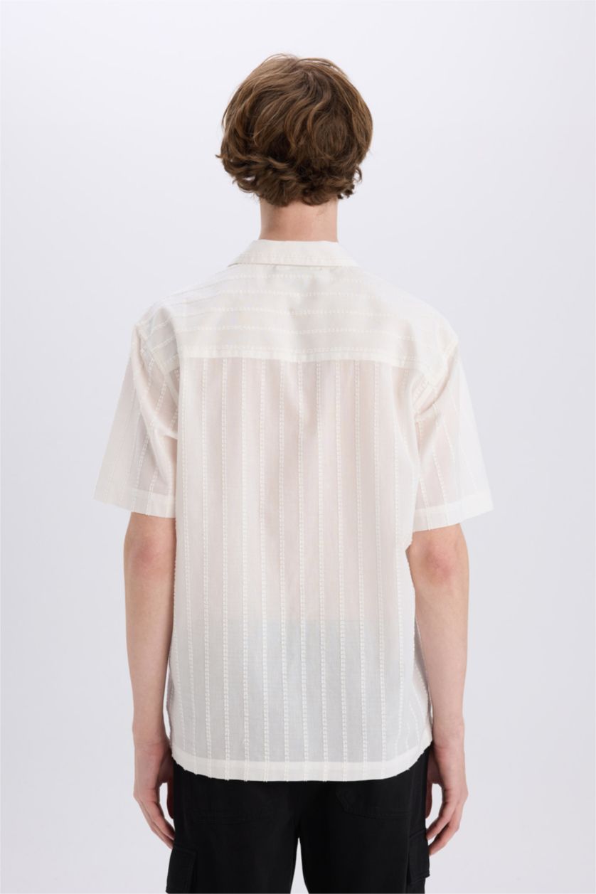 Ерлер экру қалыпты пішім Қысқа жеңді жейде