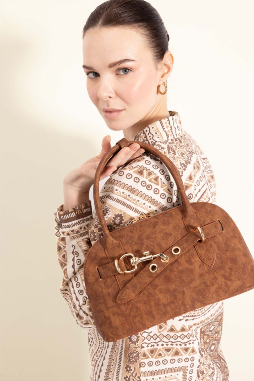 نساء بني جنطة كتف نسائي جلد صناعي