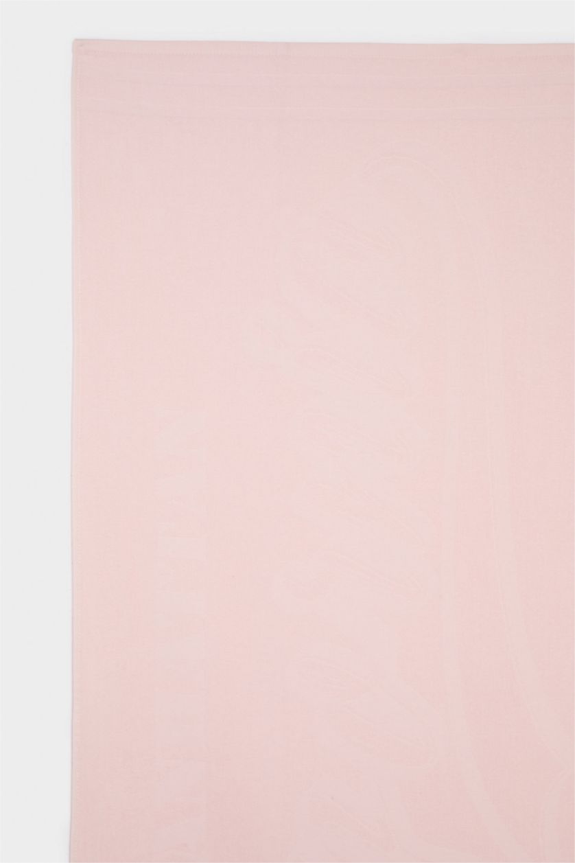 Kadın Pembe Kadın Desenli Pamuklu Plaj Havlusu