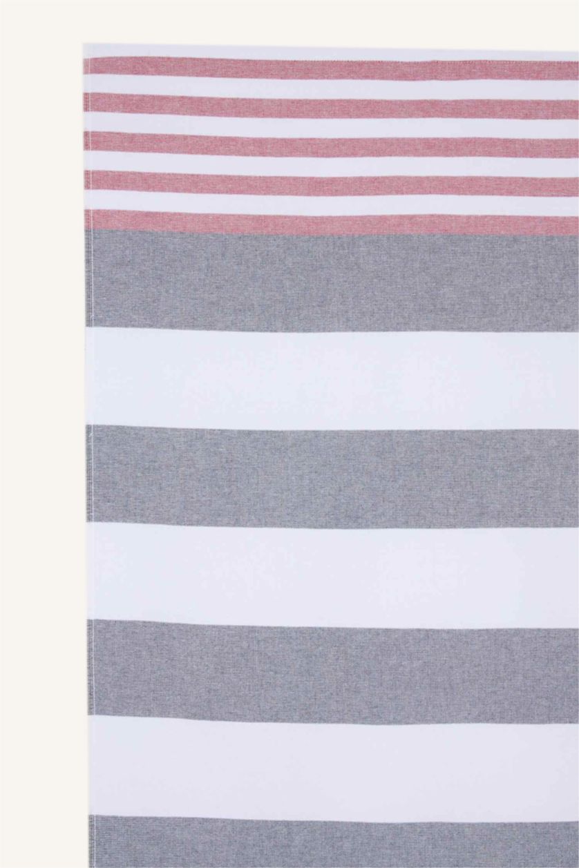 Woman NAVY Woman Patterned Cotton Beach Towel