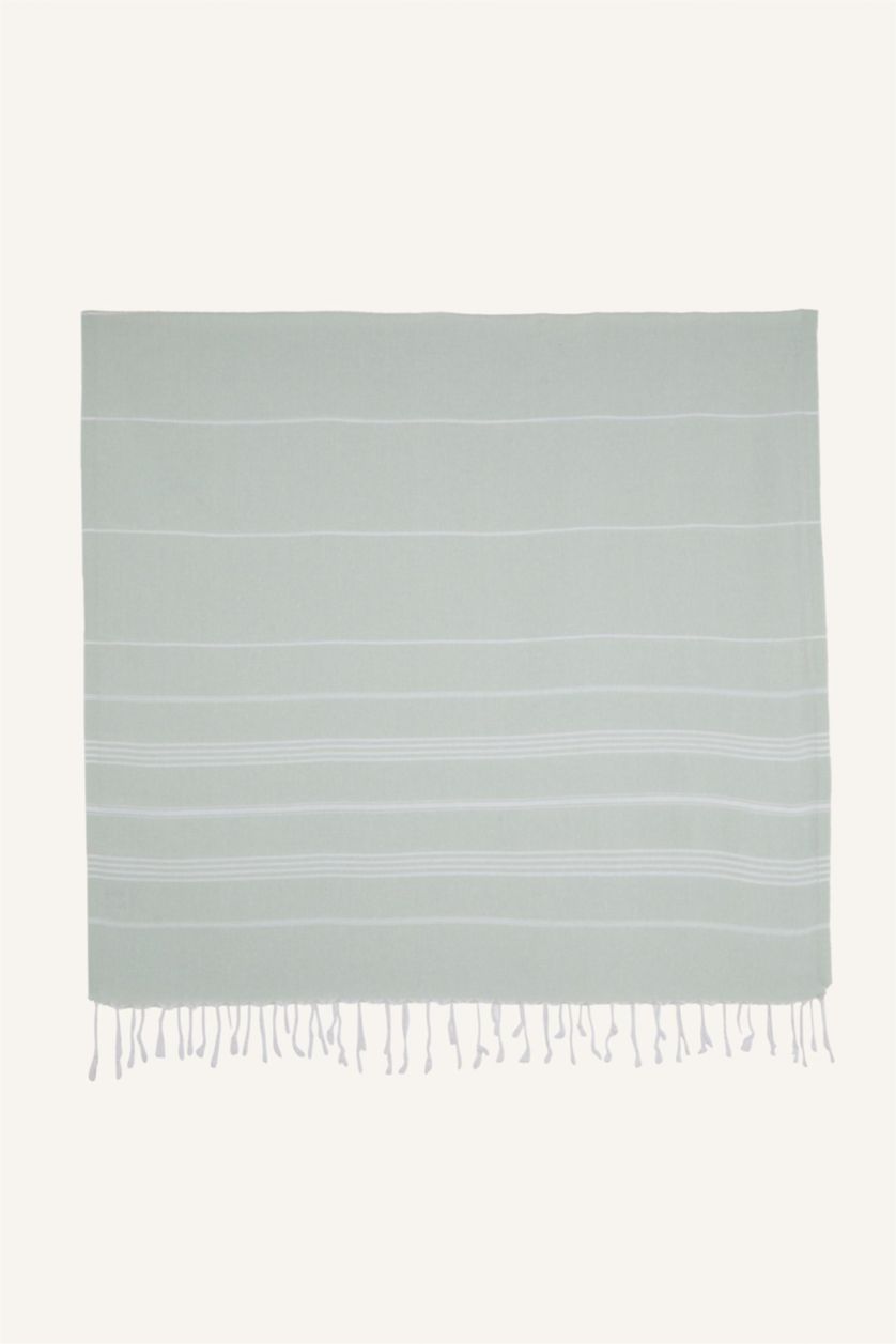 Women Mint Printed Cotton Towel
