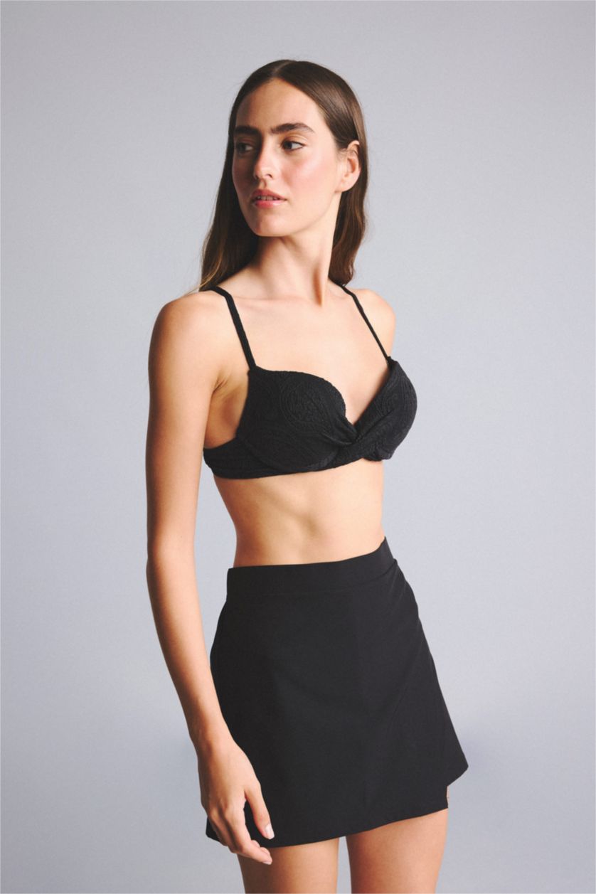 WOMAN Black Swim Shorts