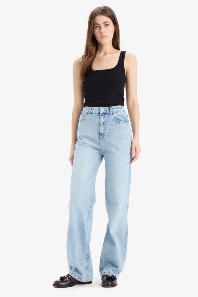 نساء أسود ديباردور مضلع سليم فيت برقبة مربعة