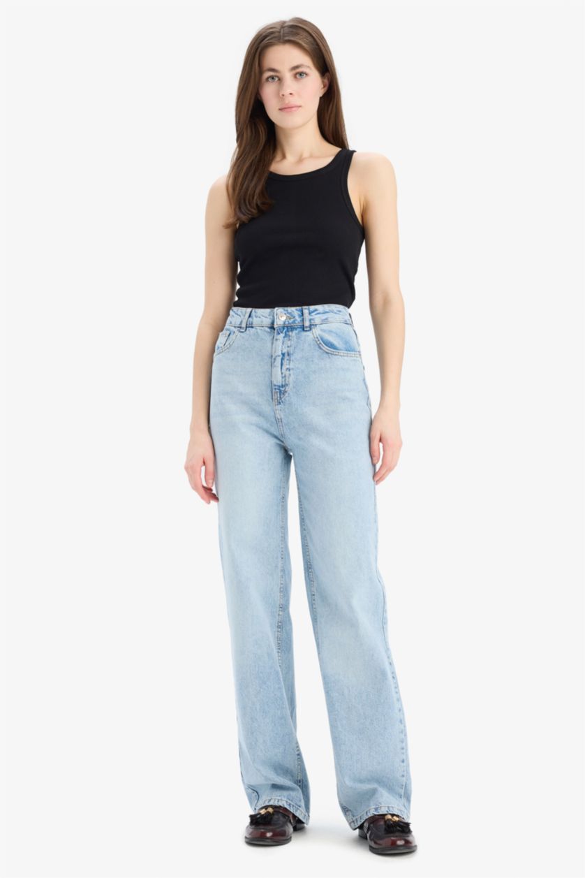 WOMAN Black Slim Fit Camisole Halter Collar Tank Top