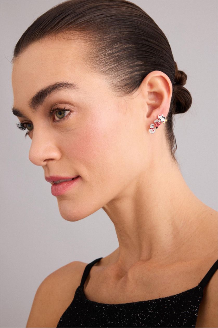 WOMAN Karma Woman 6 Piece Christmas Themed Earrings