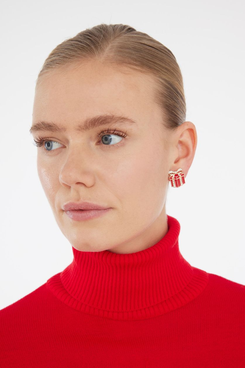 FEMME Karma Lot de 3 Boucles d’oreilles thème Noël pour femme