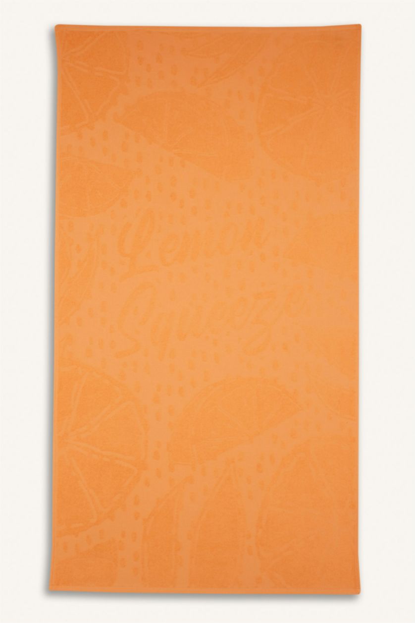 Kız Çocuk - Genç Kız Turuncu Pamuklu Peştemal Kız Çocuk