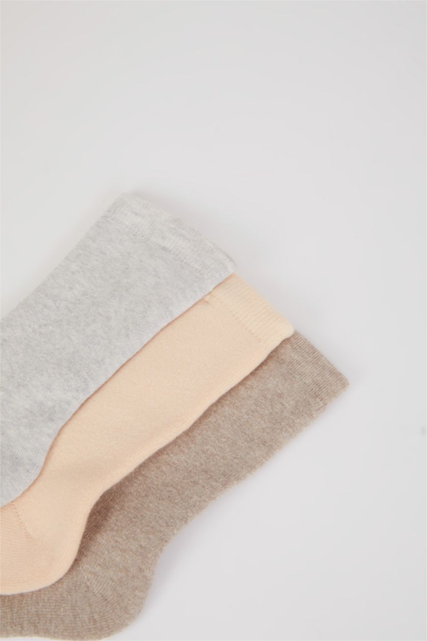 بنات Karma جوارب بناتي طويل قطن - 3 قطع