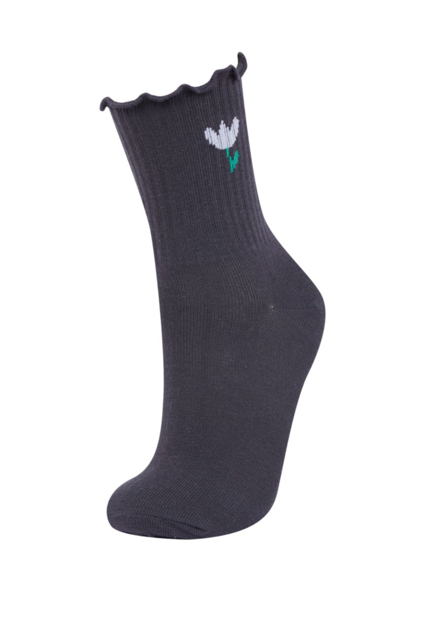 FILLES Karma Lot de 3 paires de chaussettes longues en coton pour fille