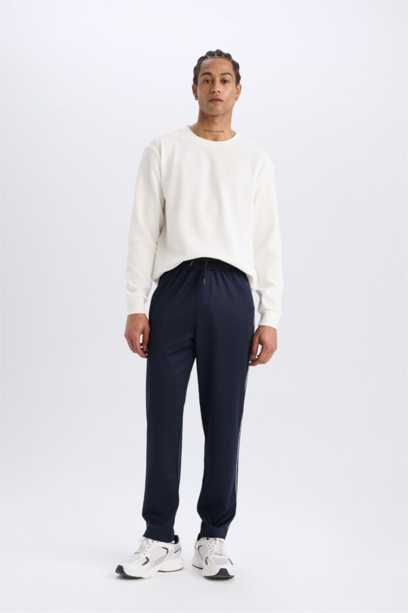 Men NAVY Slim Fit Scuba Fabric Jogger