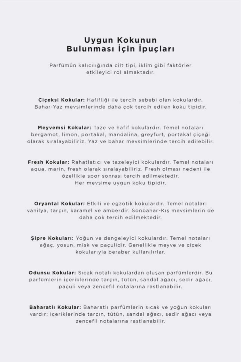 Kadın Beyaz Kadın Defacto Velvet Luxe Aromatik 100 ml Parfüm