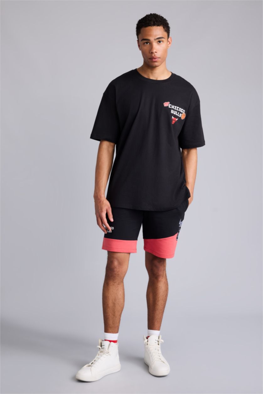 MAN Black Oversize Fit Short Sleeve T-Shirt
