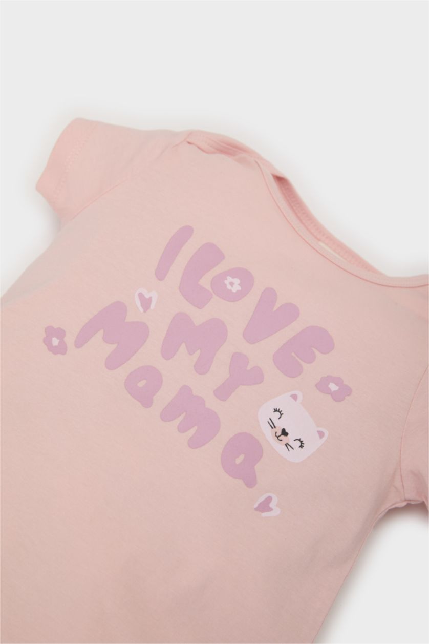 طفلة صغيرة زهري غامق جمبسوت ممشط من قطعتين