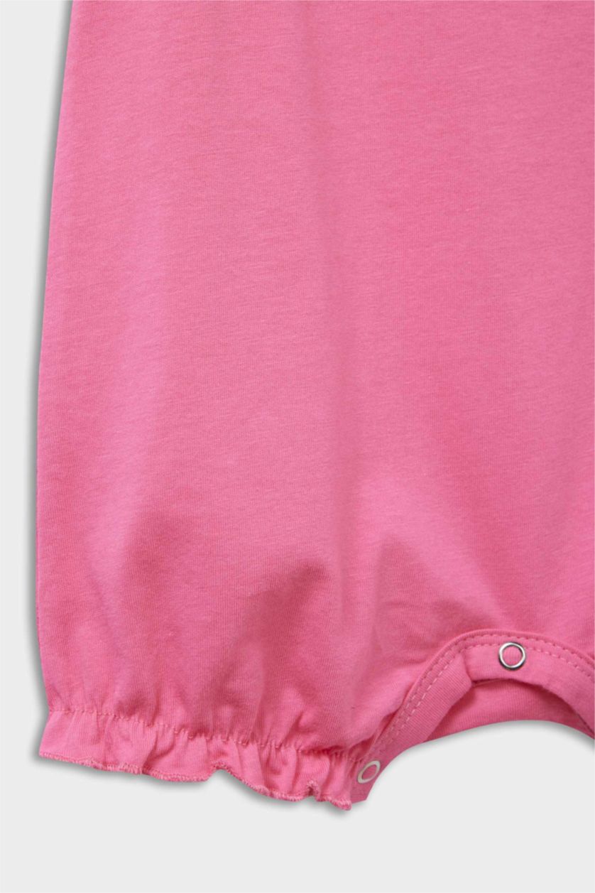 BABY GIRL Pink Baby Girl Newborn Unicorn Printed Cotton 2 Piece Jumpsuit