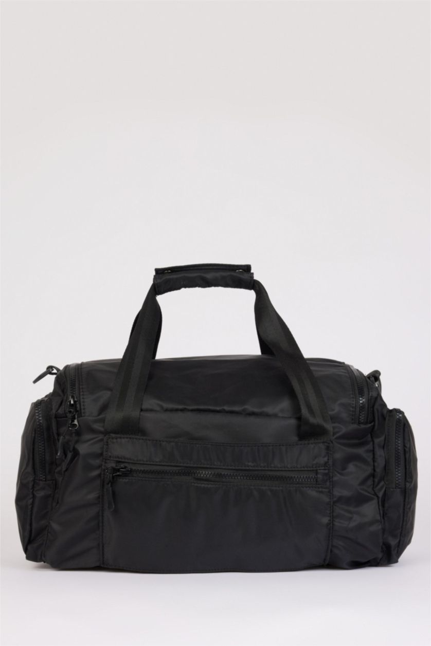 Erkek Siyah Erkek Çapraz Dokuma Spor Ve Seyahat Çantası