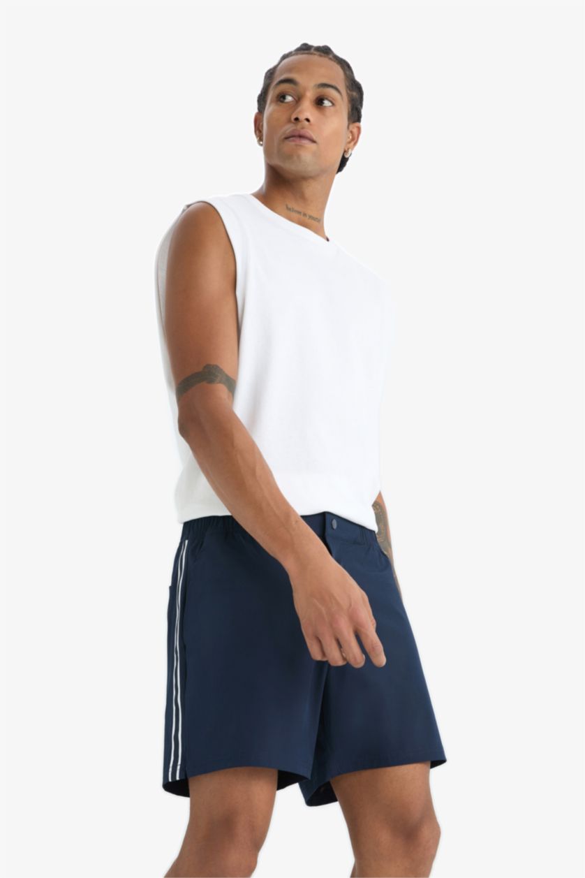 MAN NAVY DeFactoFit Flexible Textured Swim Shorts