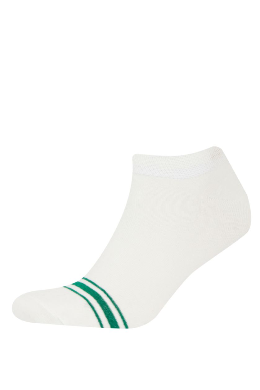 Man White Man 5 Piece Short Socks