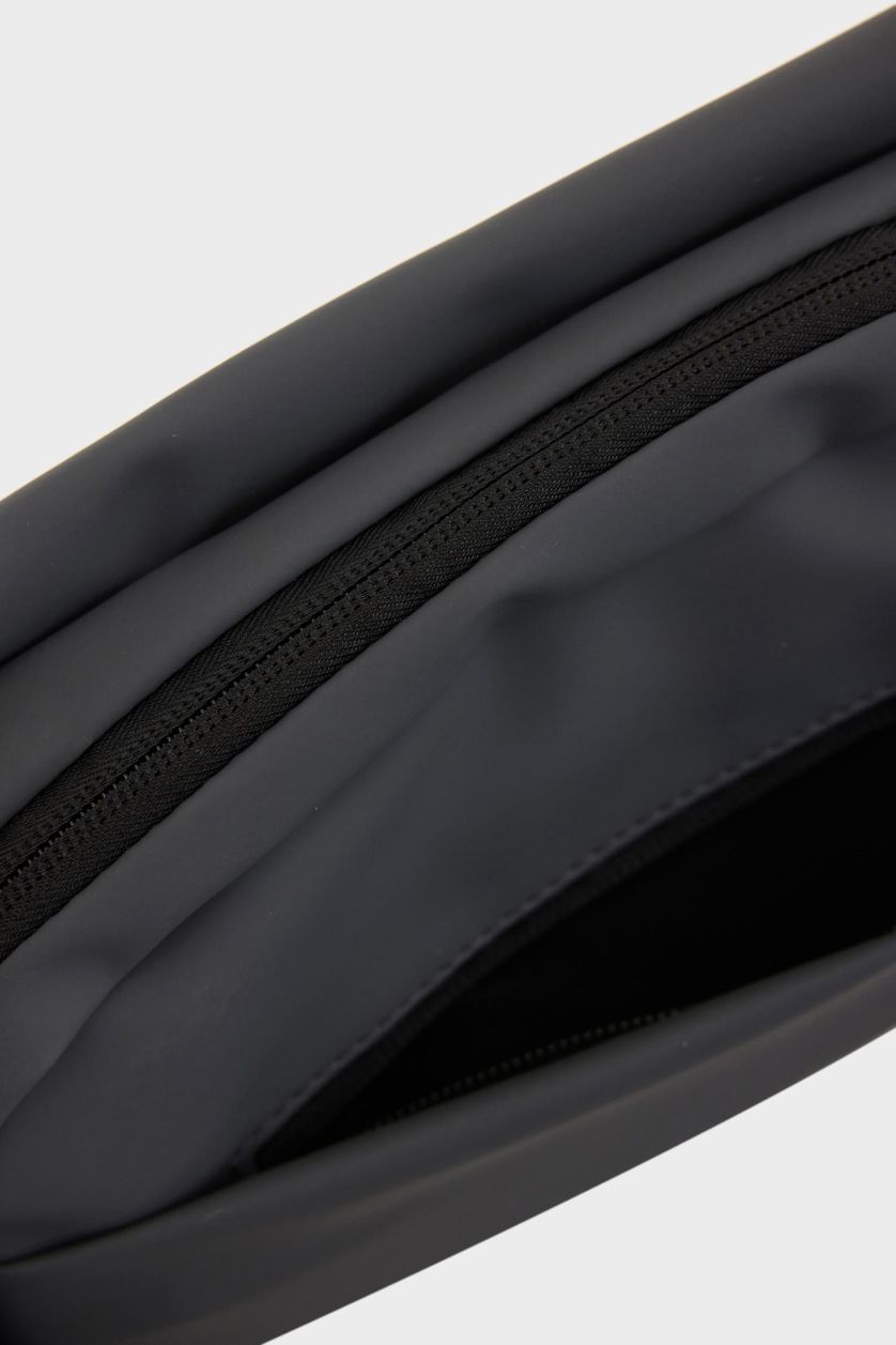 Erkek Gri Erkek Suni Deri Bel Çantası