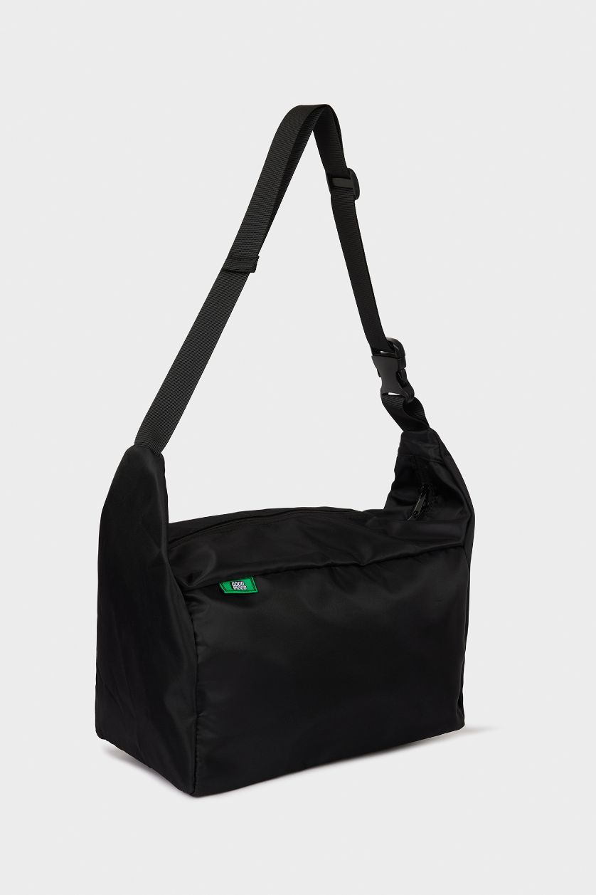 HOMME Noir Sac à bandoulière pour homme