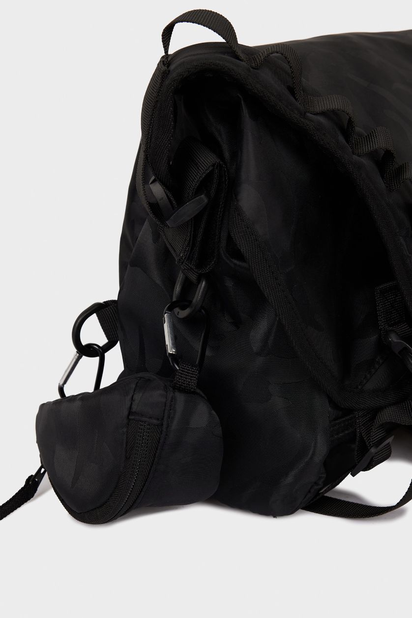 Мужчины Черный Мужская сумка через плечо из искусственной кожи