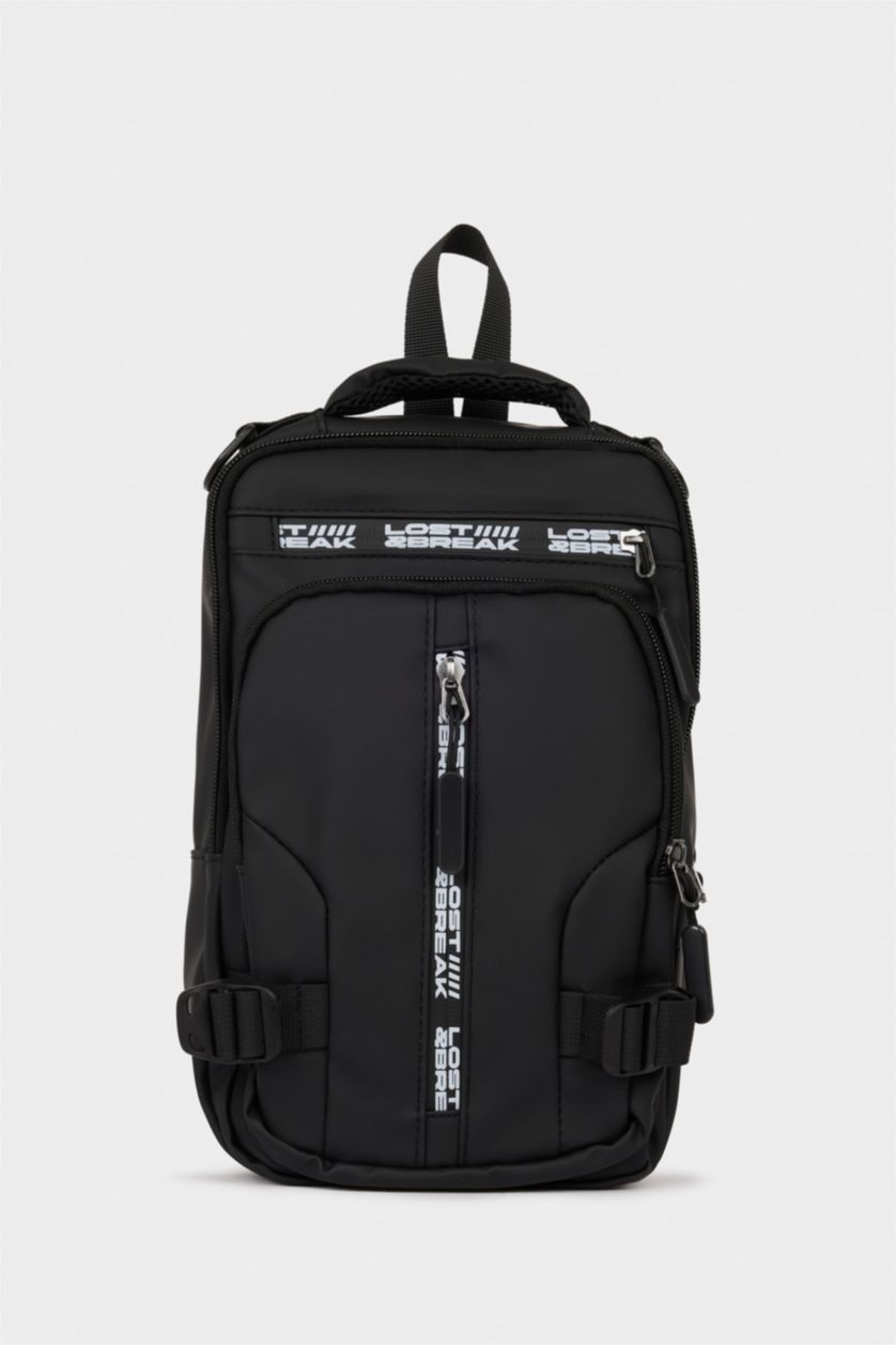 Ерлер қара Ерлерге полиуретан иық сөмкесі