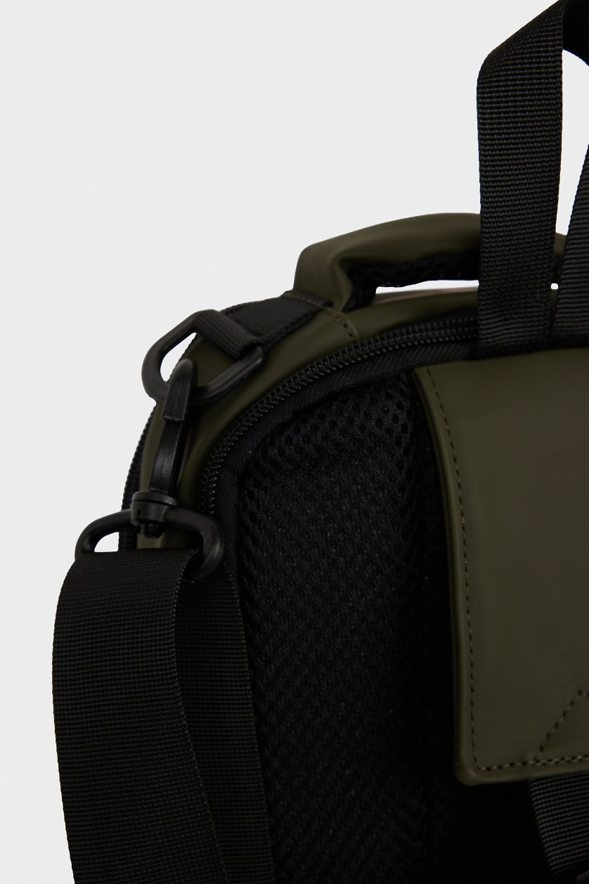 HOMME Kaki Sac à bandoulière en similicuir pour homme