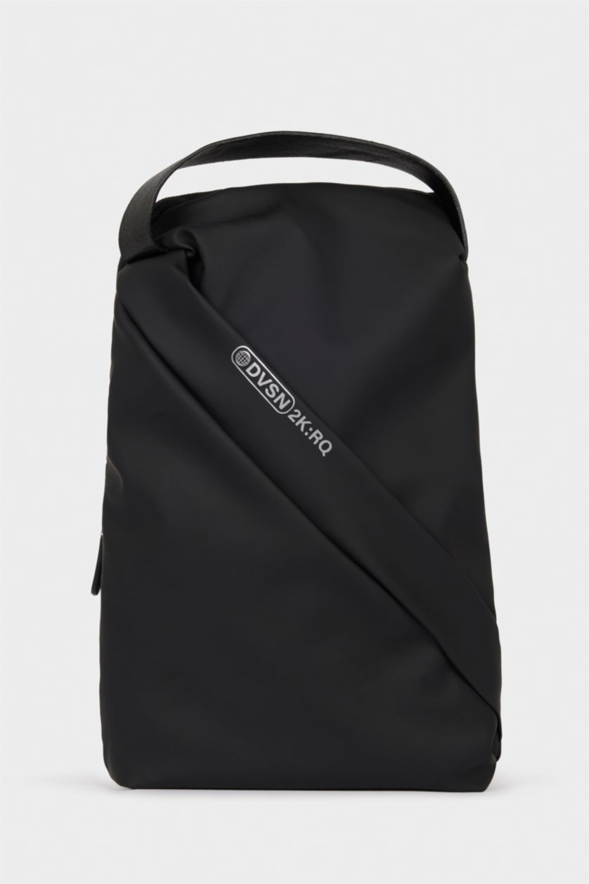 Erkek Siyah Erkek Suni Deri Çapraz Çanta