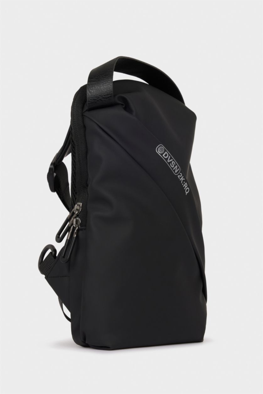 Erkek Siyah Erkek Suni Deri Çapraz Çanta