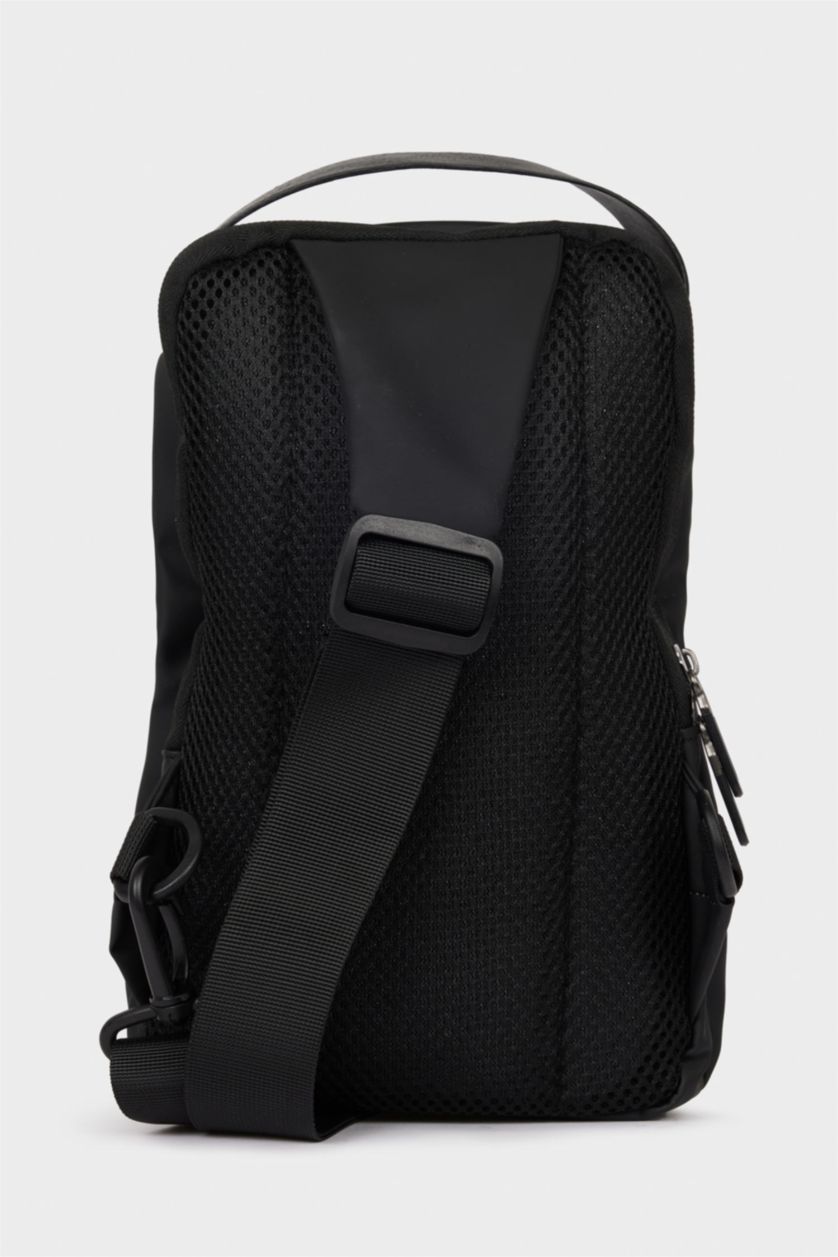 Erkek Siyah Erkek Suni Deri Çapraz Çanta