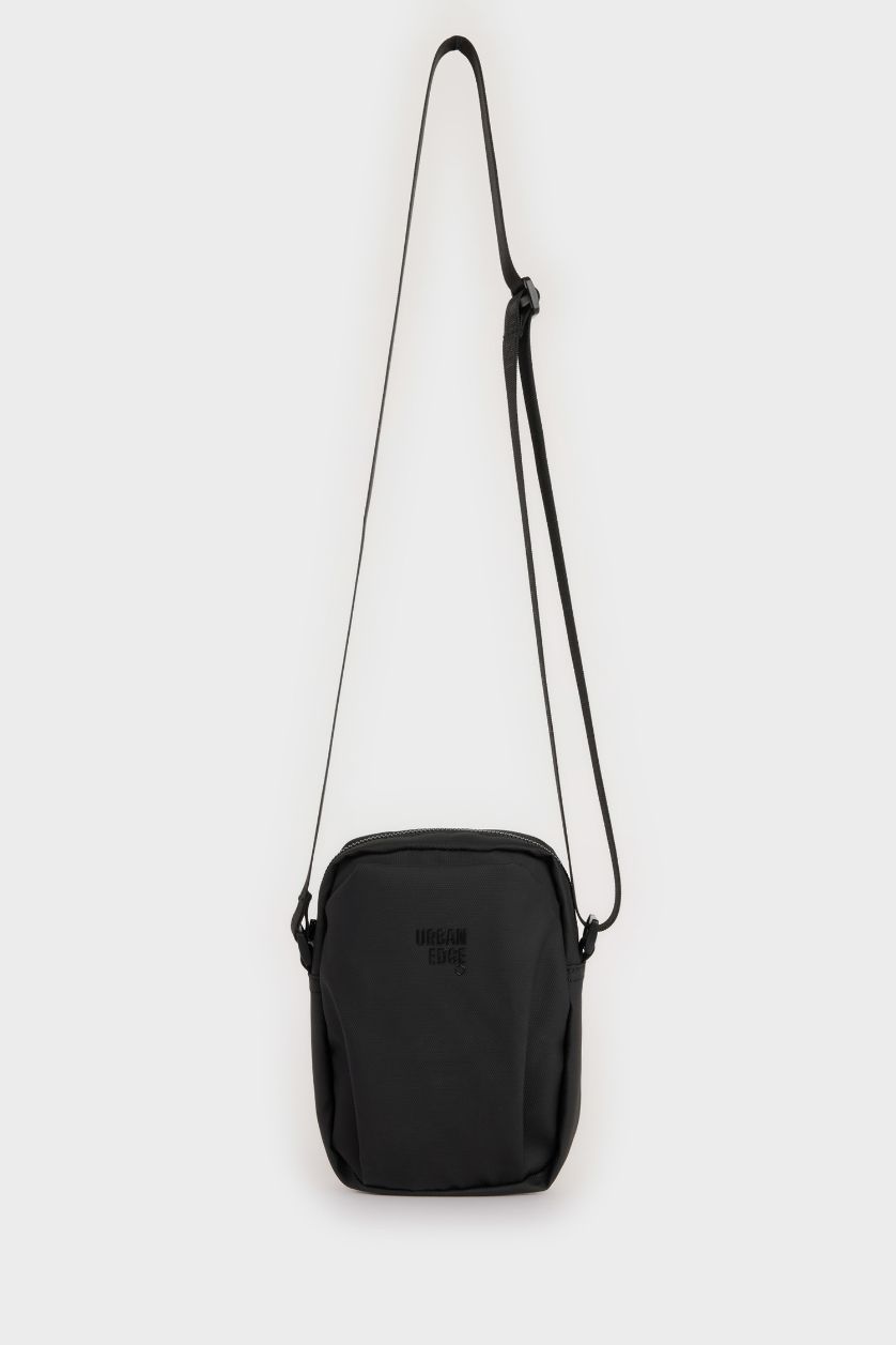 Erkek Siyah Erkek Suni Deri Çapraz Çanta