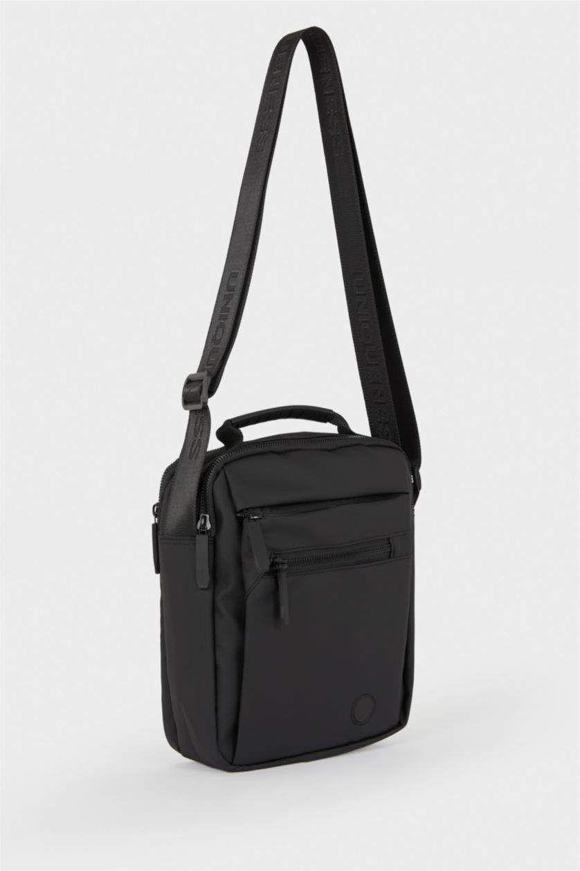 Ерлер қара Ерлерге полиуретан иық сөмкесі