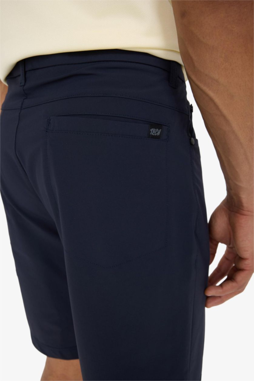 رجال كحلي شورت رياضي قصة عادية من DeFactoFit