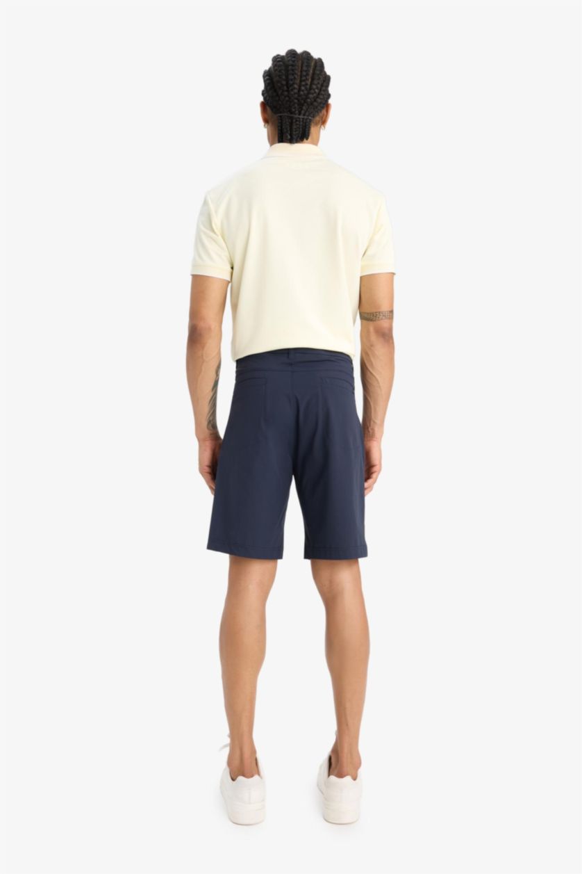 رجال كحلي شورت رياضي قصة عادية من DeFactoFit