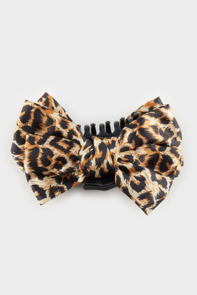 نساء Karma مشبك شعر نسائي أسود و بطبعة تايجر - قطعتين