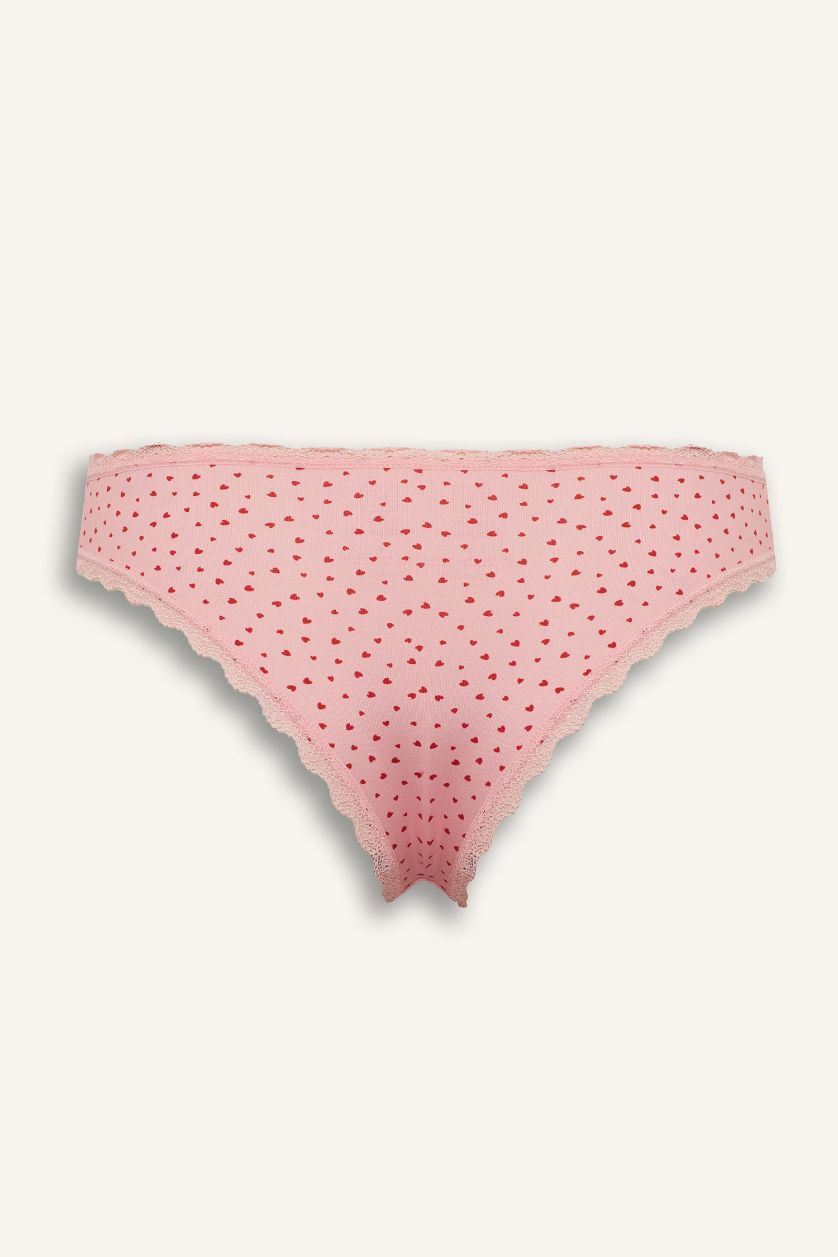 Kadın Pembe 3'lü Brazilian Külot