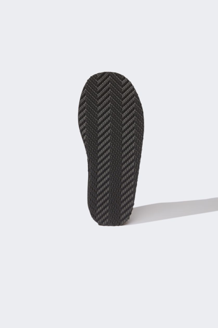 WOMAN Black Woman Flat Sole Panduf