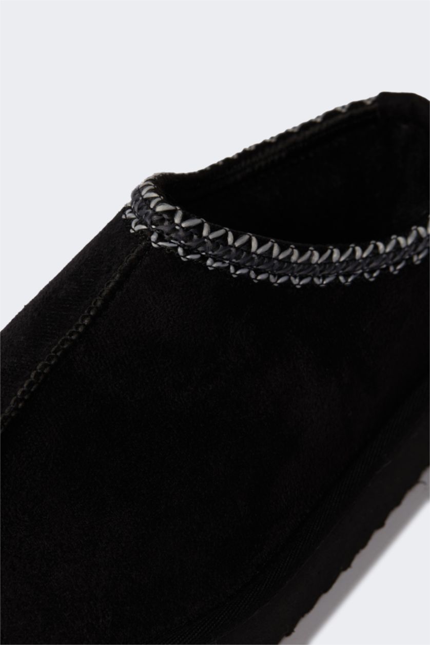 WOMAN Black Woman Flat Sole Panduf