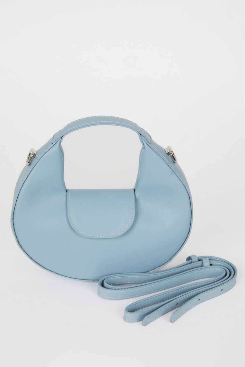 Kadın Mavi Kadın Suni Deri El Çantası