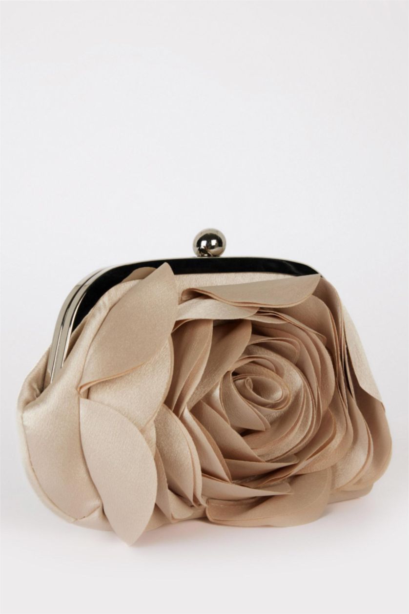 Kadın Vizon Saten Baget Çanta