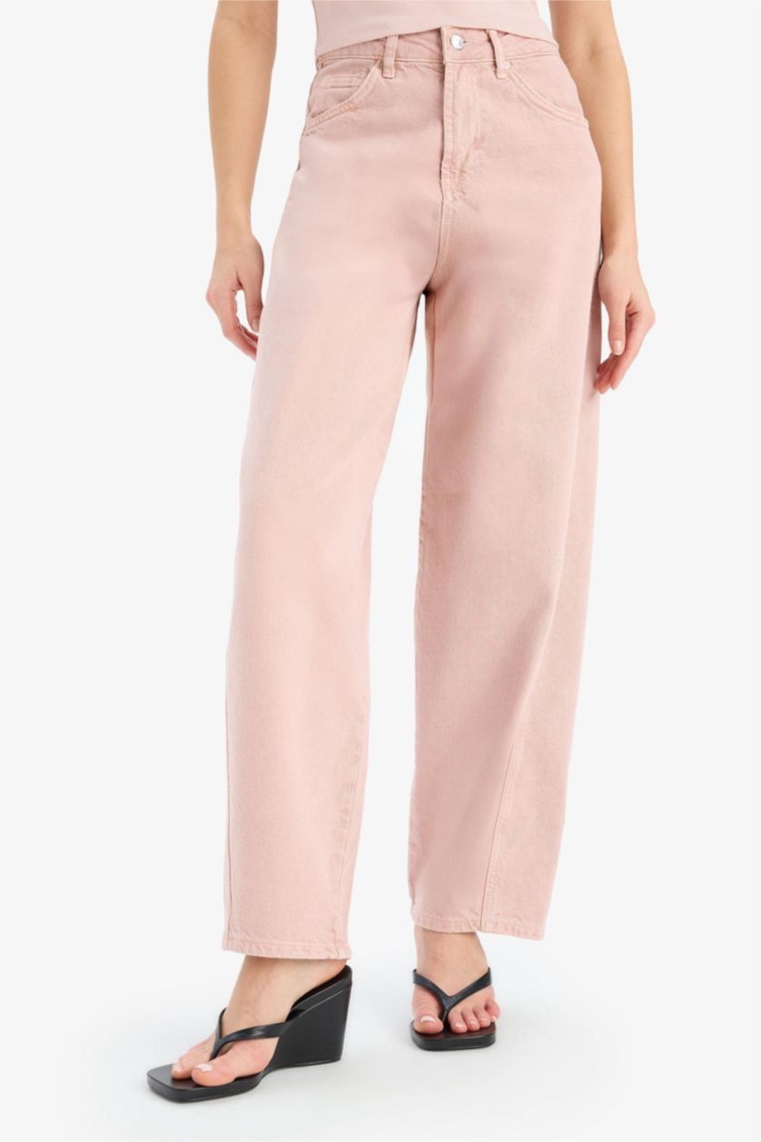 نساء زهري سروال واسع بخصر عادي من جبردين