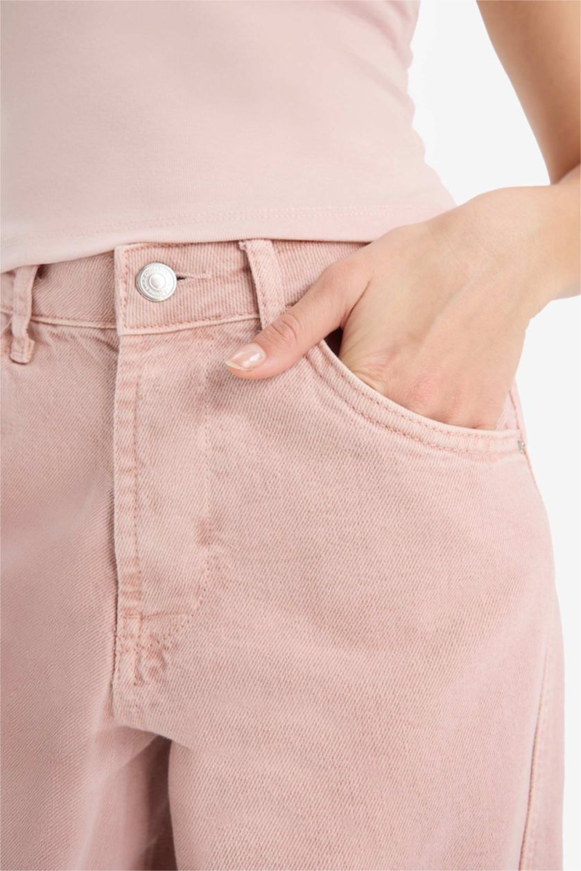 نساء زهري سروال واسع بخصر عادي من جبردين