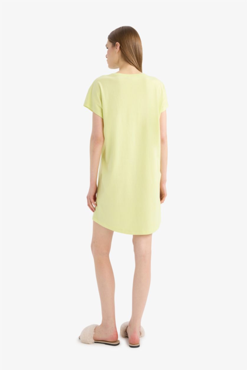 WOMAN Light Green Knitted Dress