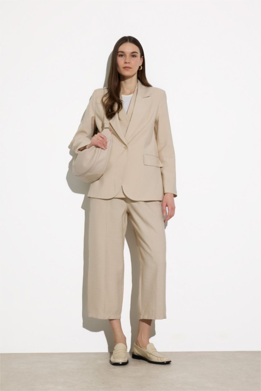 WOMAN Stone Jacket Collar Blazer