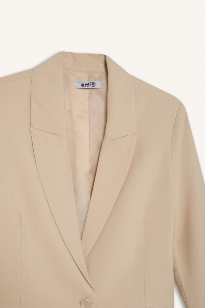 WOMAN Stone Jacket Collar Blazer