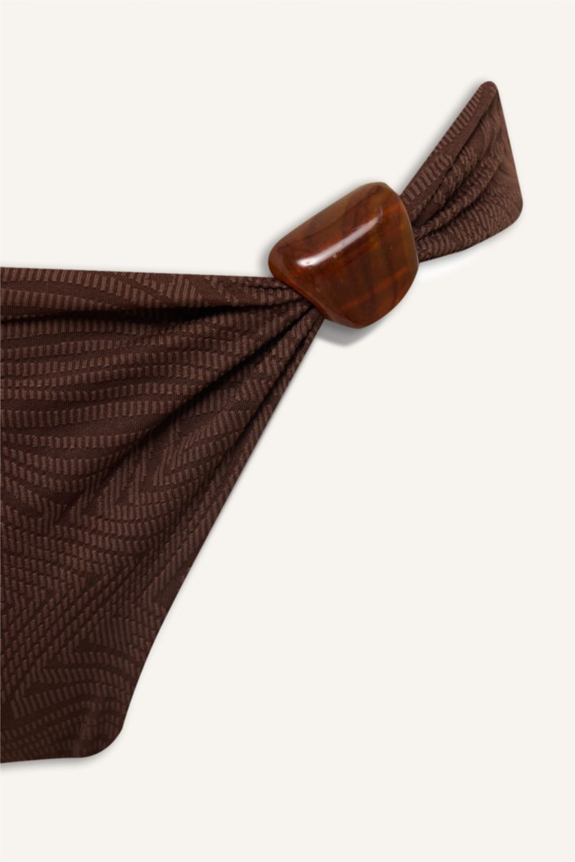 Kadın Kahve Regular Fit Bikini Alt