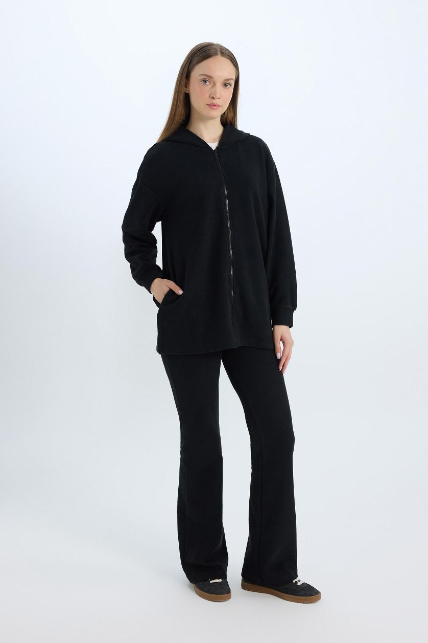 Kadın Siyah Wıde Leg Pantolon