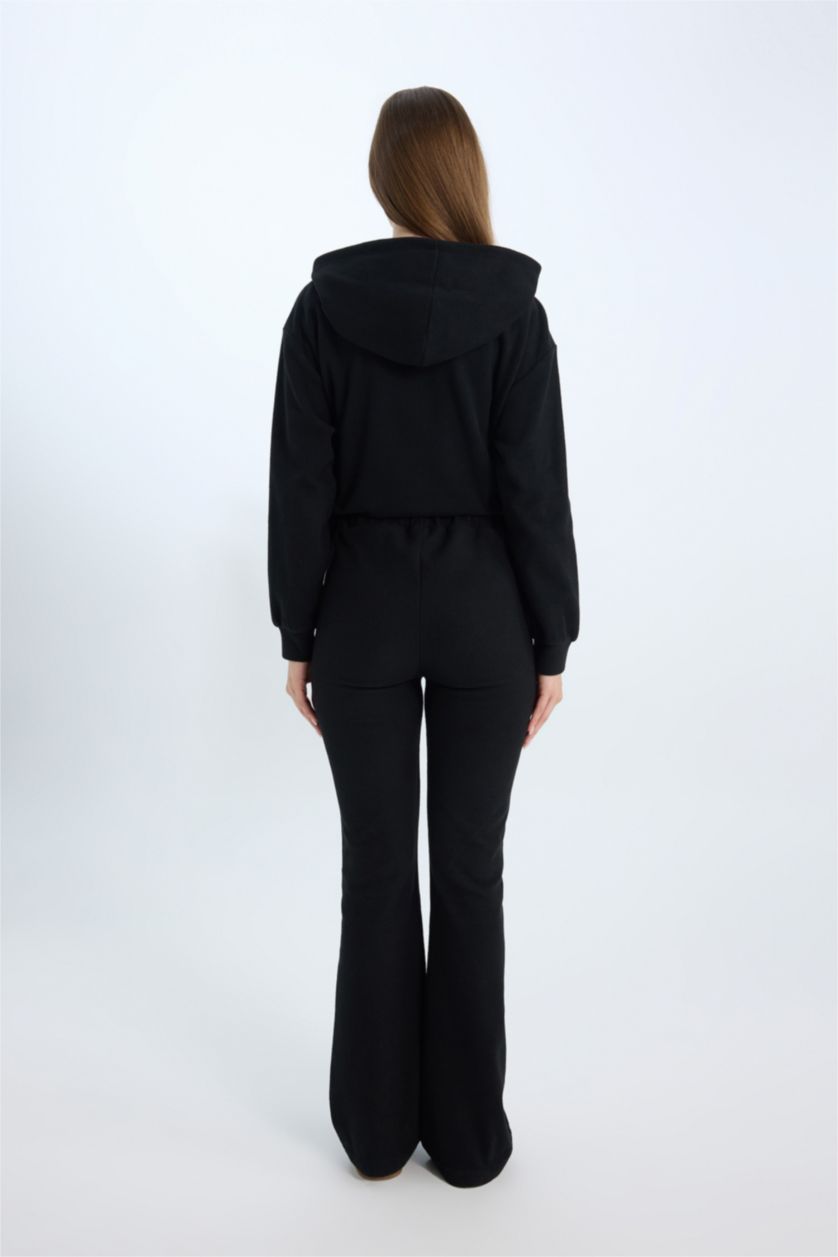 Kadın Siyah Wıde Leg Pantolon