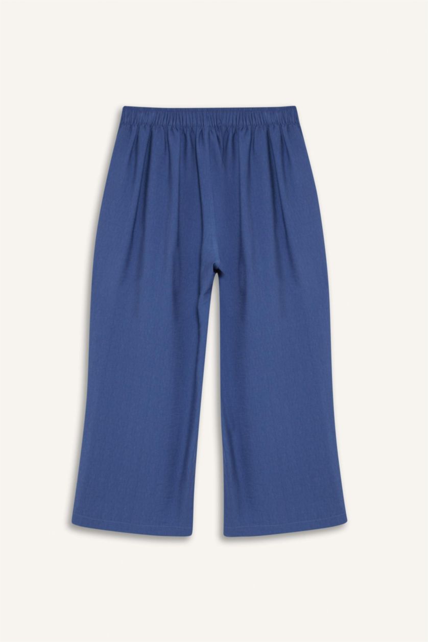 WOMAN Indigo Crop Fit Capri Pants