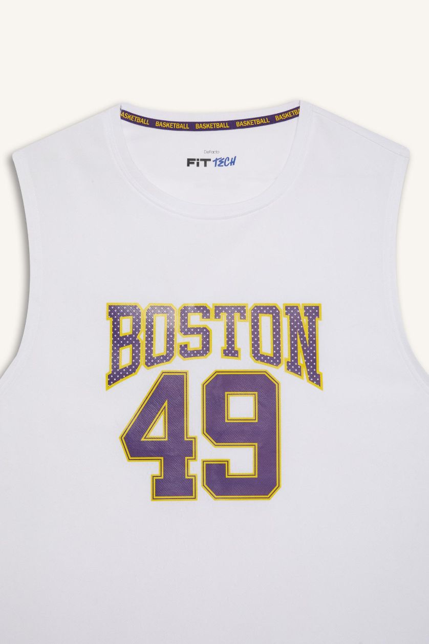 Ерлер ақ Ерлерге стандарт пішім дөңгелек жаға басып шығарылған Ішкөйлек