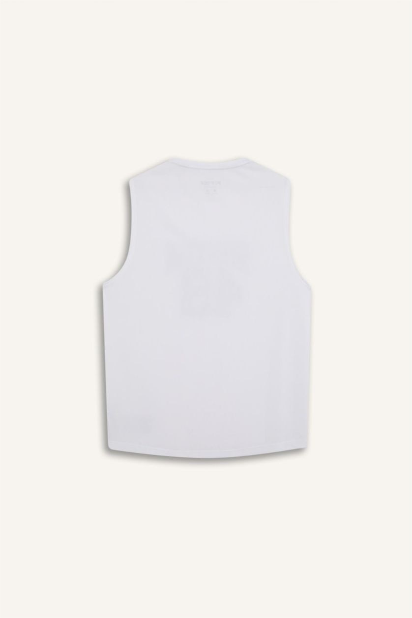 Ерлер ақ Ерлерге стандарт пішім дөңгелек жаға басып шығарылған Ішкөйлек